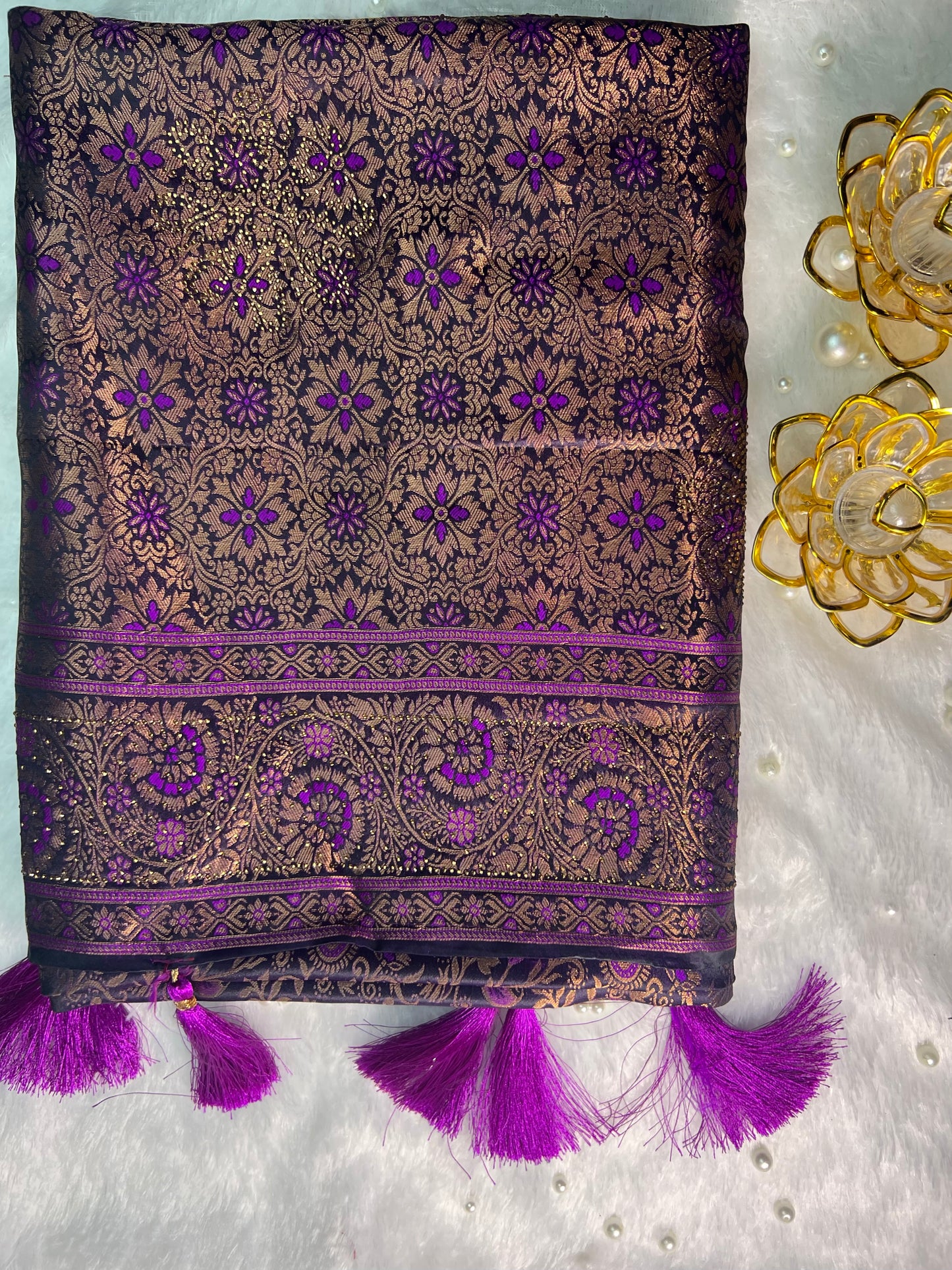 Rich Banarasi Silk Saree with Zari