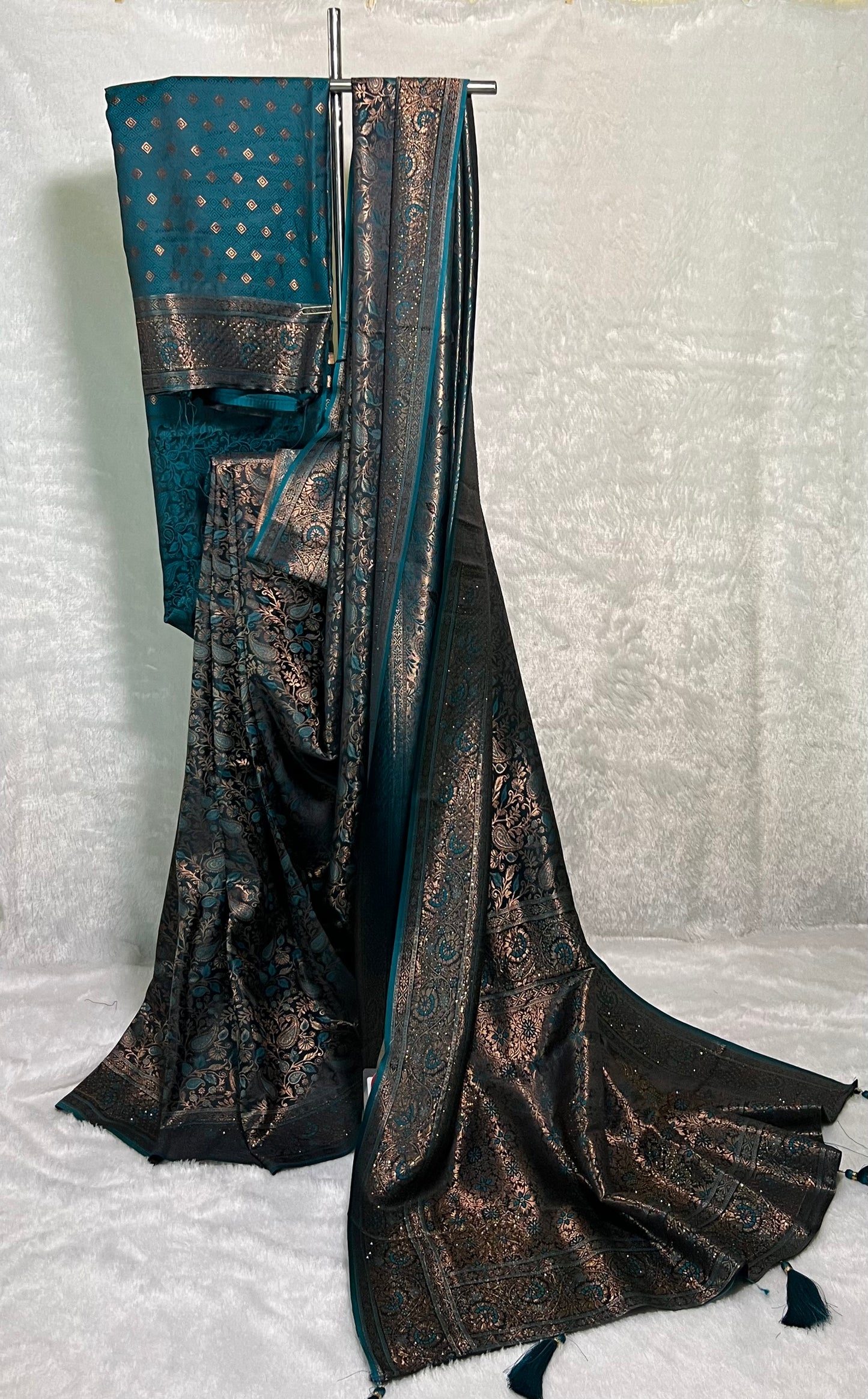 Rich Banarasi Silk Saree with Zari