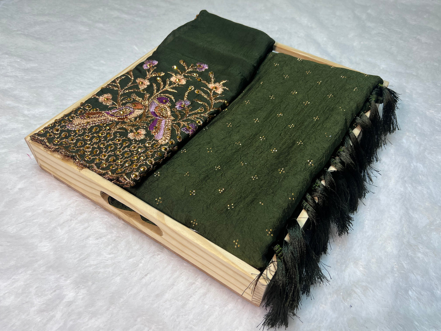 Elegant Vichitra Silk Saree
