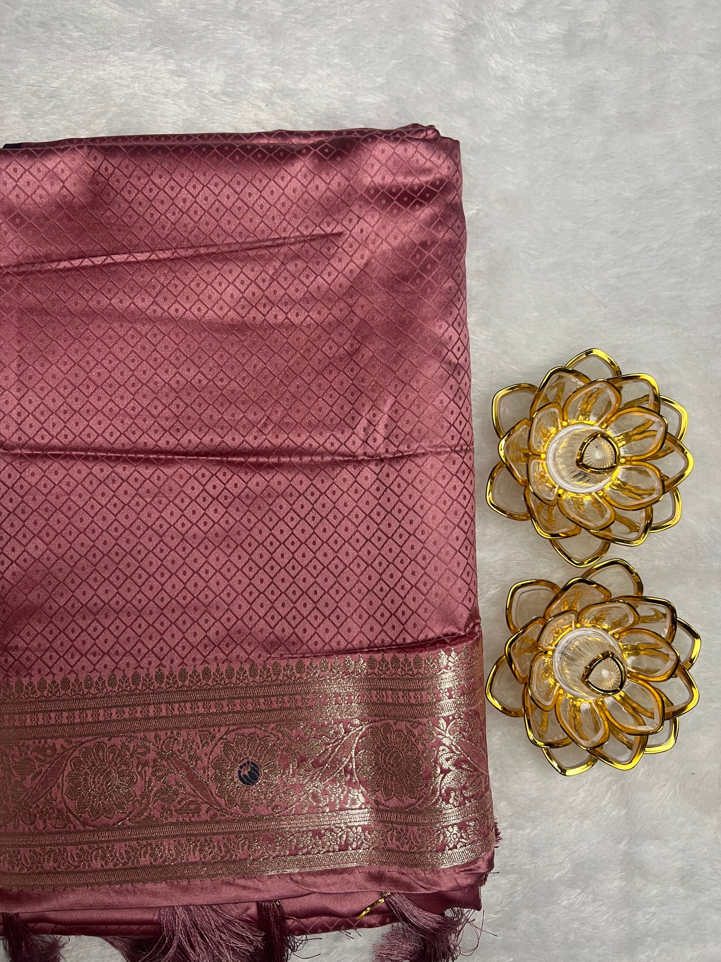 Matte Satin Saree