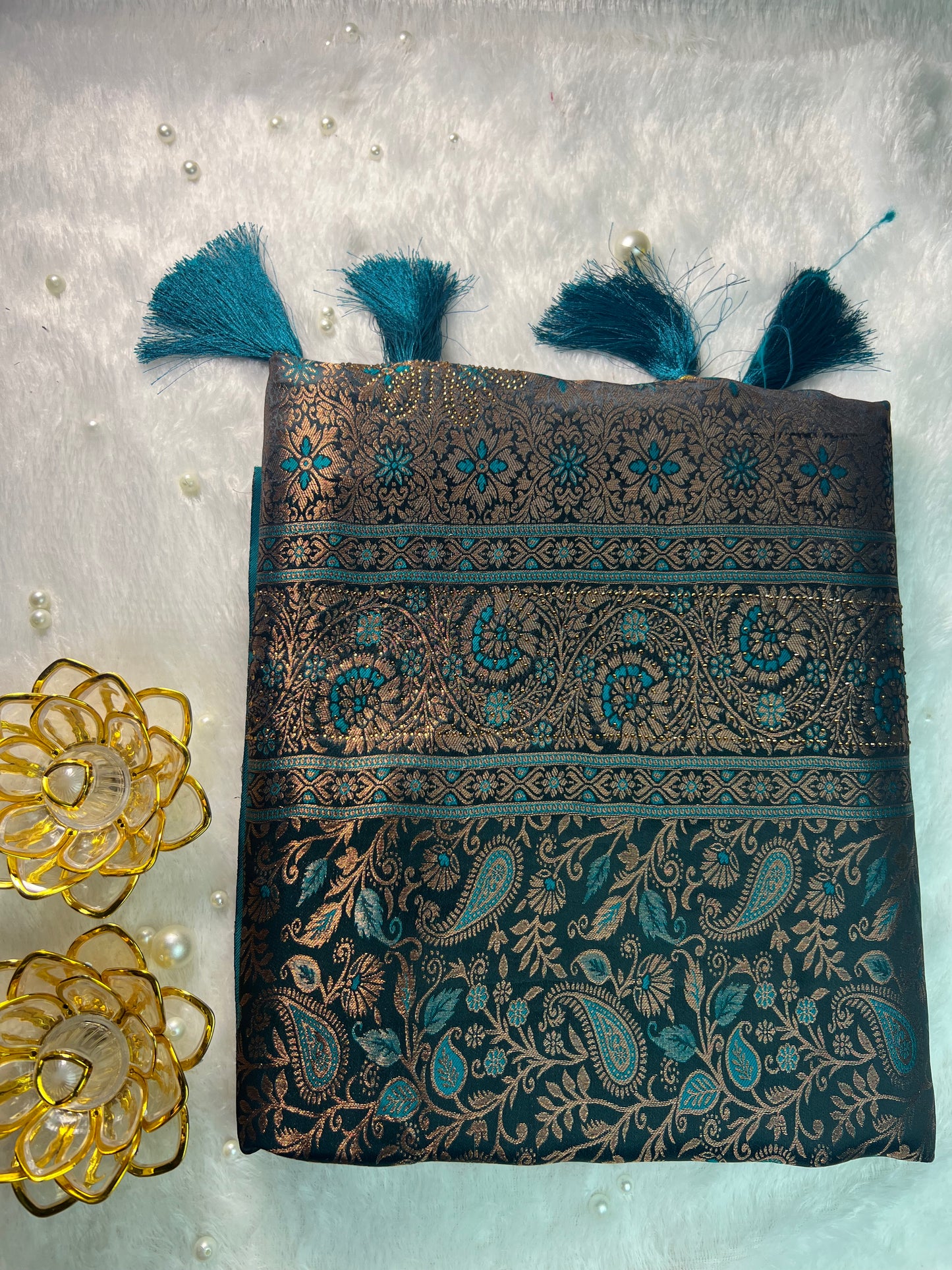 Rich Banarasi Silk Saree with Zari