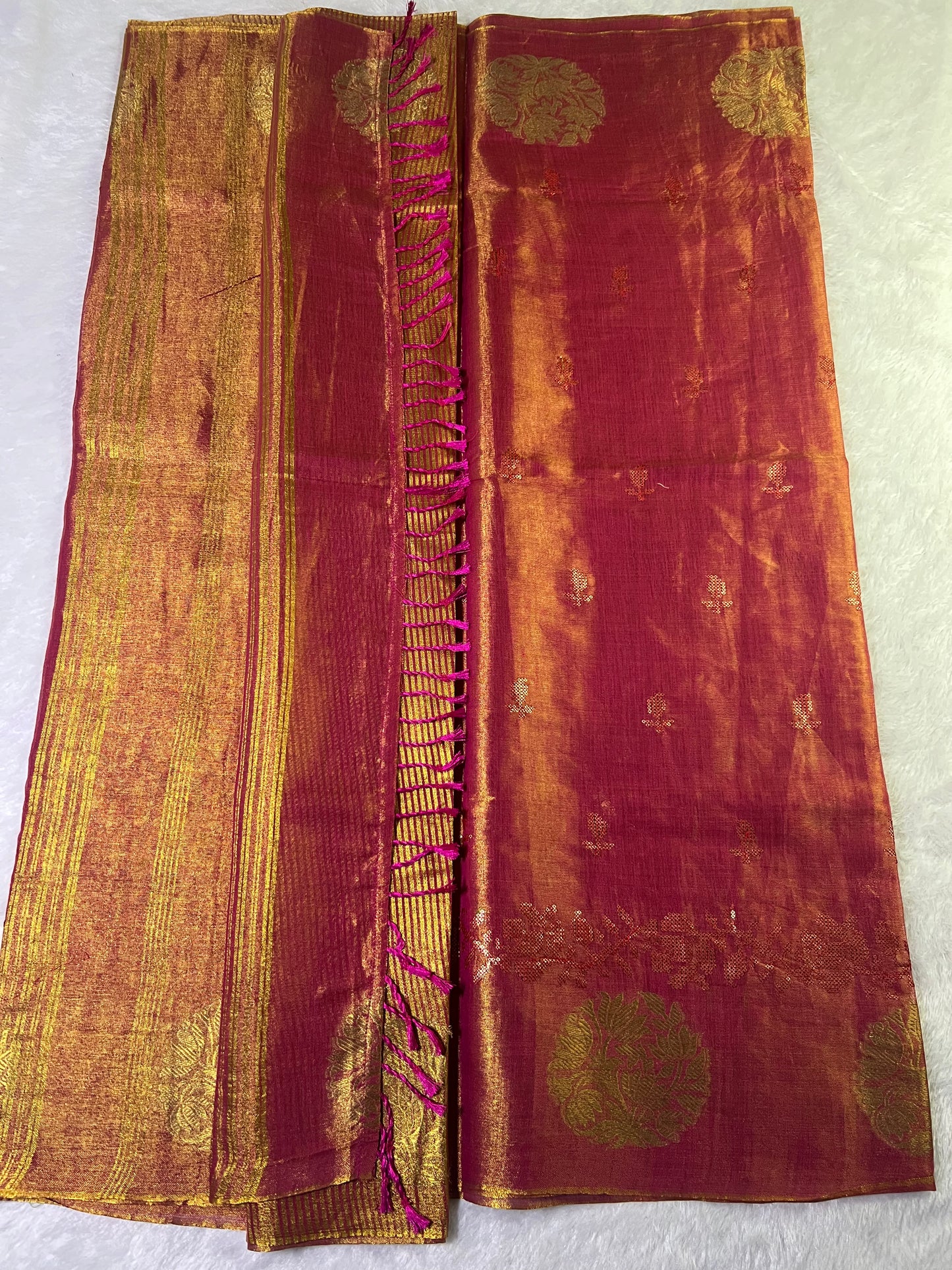 Linen Tissue Saree