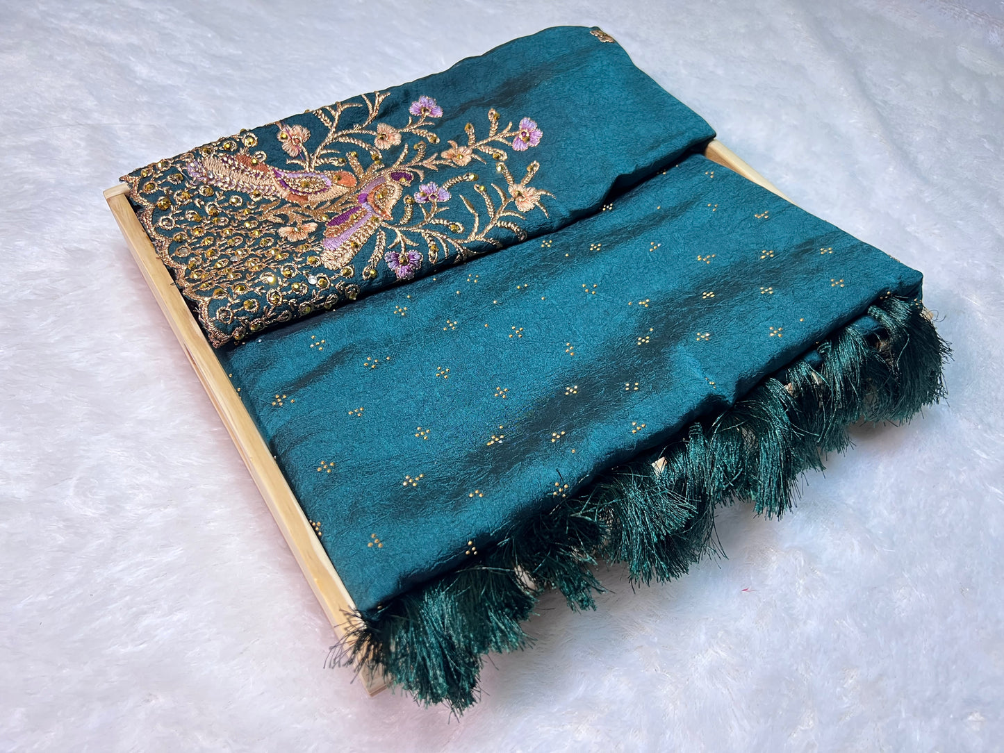 Elegant Vichitra Silk Saree