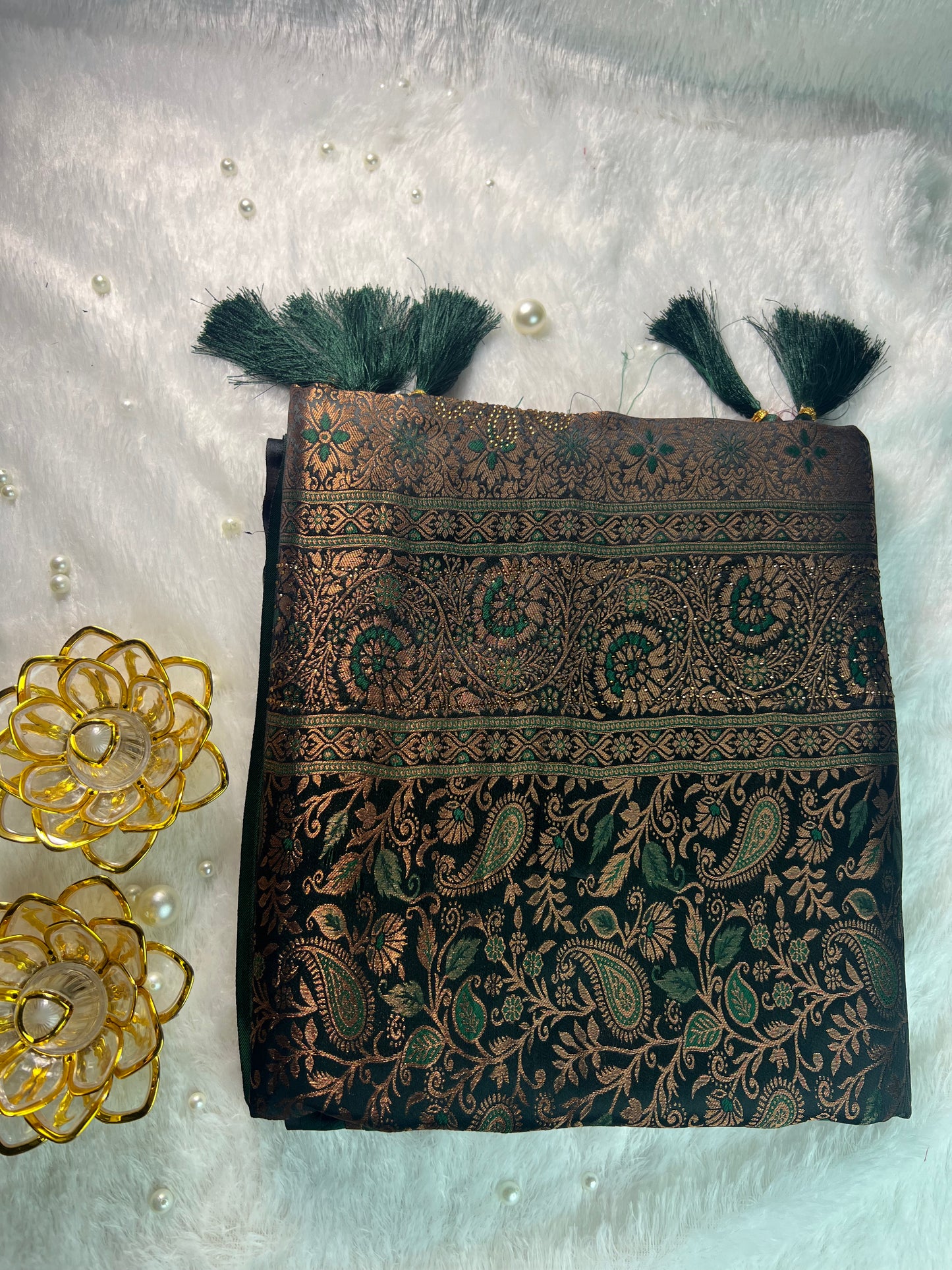 Rich Banarasi Silk Saree with Zari