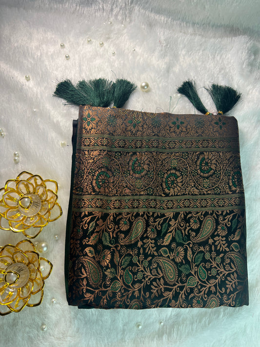 Rich Banarasi Silk Saree with Zari
