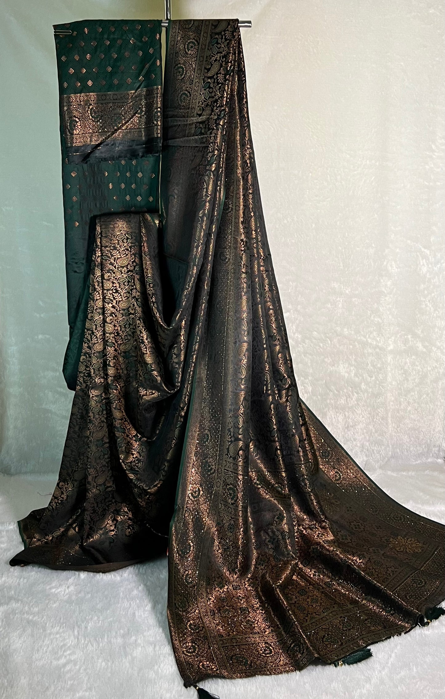 Rich Banarasi Silk Saree with Zari