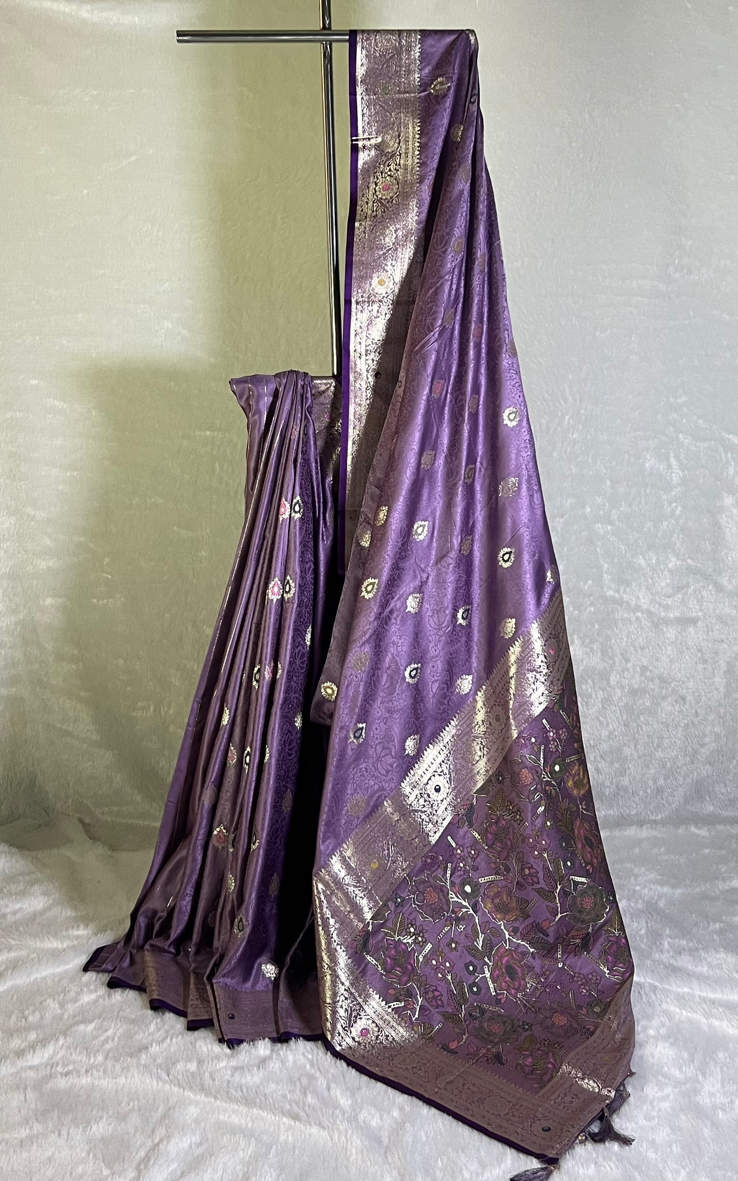 Matte Satin Saree