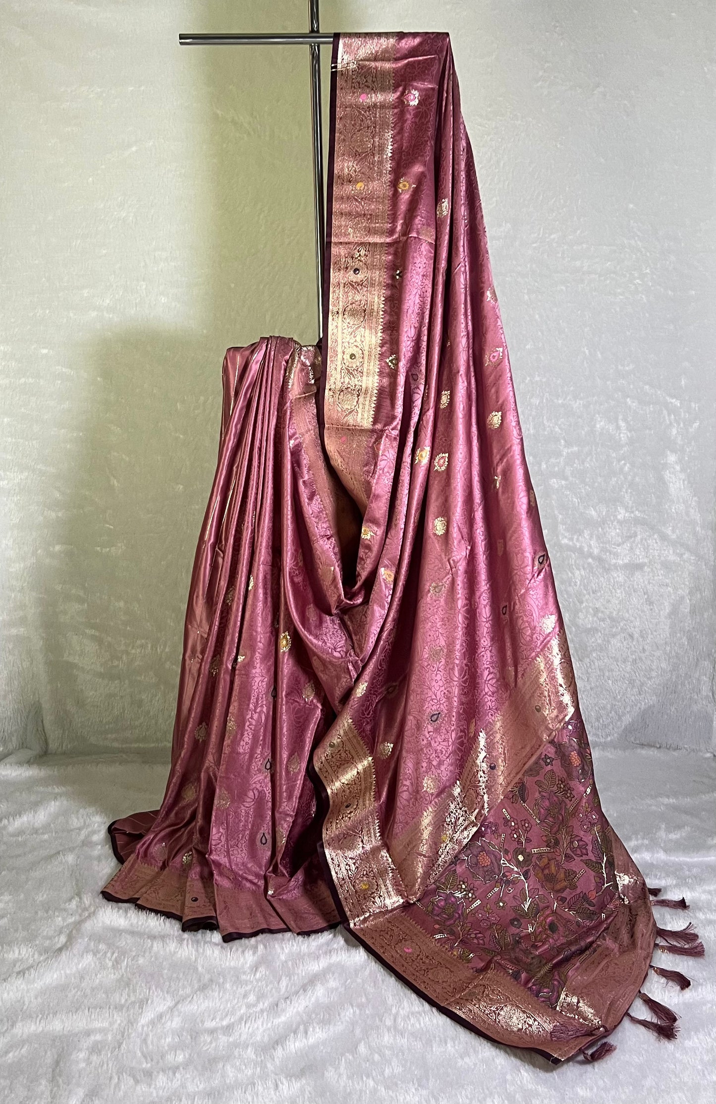 Matte Satin Saree