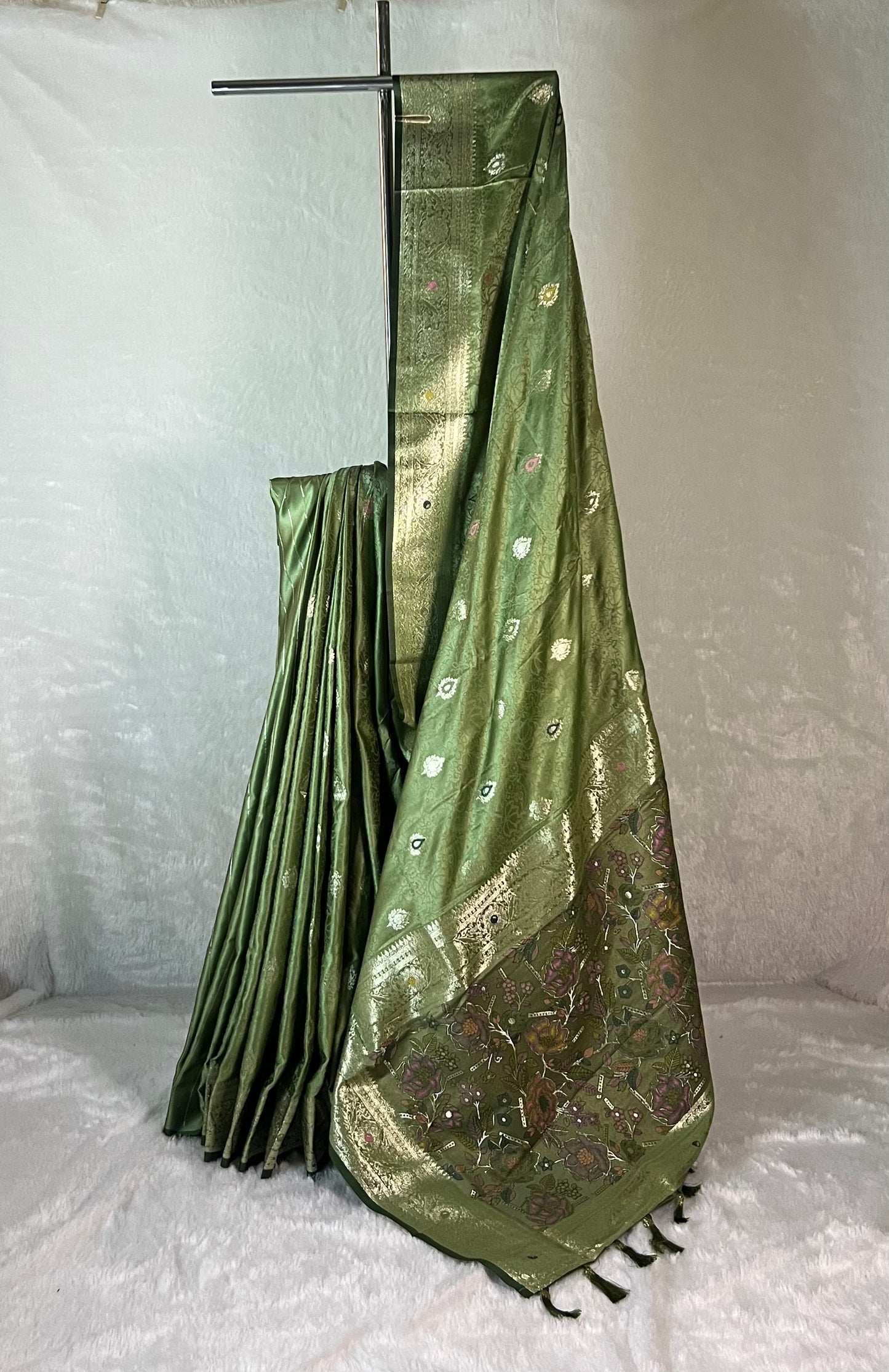 Matte Satin Saree